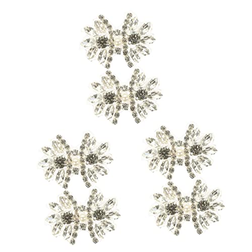 Housoutil 3 Sätze Strass Applikationen Für Kleidung Multifunktionale Rückennägel Dekorative Reparatur Patches Für Diy Hochzeitskleider Und Brautaccessoires Silberfarben 2 Stücke * 3 von Housoutil