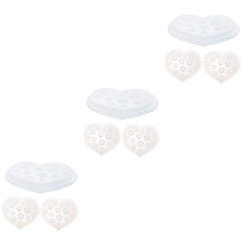 Housoutil 3 Sätze Teiliges Silikon Gießform Für Schmuckanhänger Diy Rosen Design Epoxidharz Form Für Bastelprojekte Für Dekorationen Und 3 Stück * 3 von Housoutil