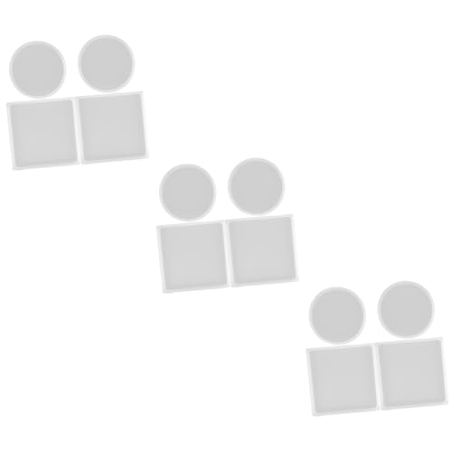 Housoutil 3 Sätze Teiliges Untersetzer Mold Diy Epoxidharz Gießformen Für Runde Und Quadratische Untersetzer Für Heimdekoration Und Bastelprojekte 4 Stück * 3 Housoutil 3 Sätze Teiliges Untersetzer Mold Diy Epoxidharz Gießformen Für Runde Und Quadratische Untersetzer Für Heimdekoration Und Bastelprojekte 4 Stück * 3 von Housoutil