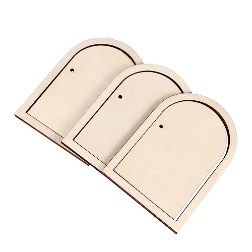 Housoutil 3 Sätze Unbehandelte Holz Puzzle Teile für Diy Projekte Bemalen Basteln und Dekorieren Natürliche Holzscheiben für Kreative Ideen von Housoutil