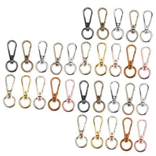 Housoutil 3 Sätze Vintage Legierung Verschlüsse Teiliges Für Taschen Und Zubehör Multifunktionale Aufhängehaken Zufälligen Farben Für Diy Projekte Und 10 Stück * 3 von Housoutil