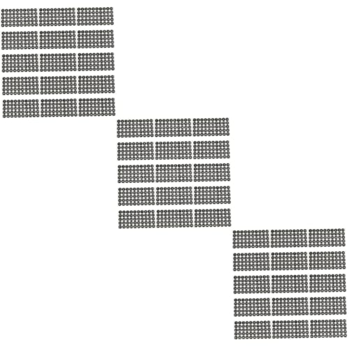 Housoutil 3 Sätze Zahlen Tagspapier Zahlenbezeichnungen Groß Zahlenaufkleber Vinyl Planer Aufkleber Für Nummernschilder Aufkleber Mit Runden Zahlen Durchsichtiger Film Schwarz 15 Blätter * 3 von Housoutil
