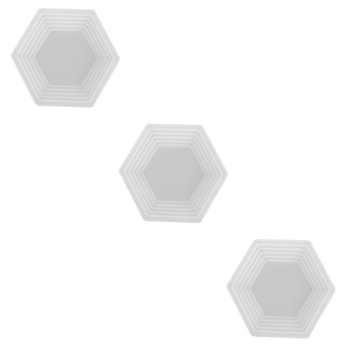 Housoutil 3 Stck. Sechs-Seiten-Stufenform Schalenform Gießform für Ablageschalen Untersetzer DIY Sechseck Aufbewahrungsform Formschale aus Harz Gussform Kieselgel Weiß Housoutil 3 Stck. Sechs-Seiten-Stufenform Schalenform Gießform für Ablageschalen Untersetzer DIY Sechseck Aufbewahrungsform Formschale aus Harz Gussform Kieselgel Weiß von Housoutil