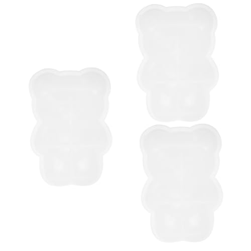 Housoutil 3 Stck. Silikonform Big Nose Bear Gießform für Diy Epoxidharz für Handwerk und für Frauen und Bastelfans von Housoutil