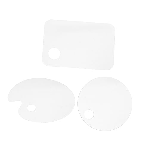 Housoutil 3 Stück Acryl Teilig Transparentes Farbmischtablett für DIY Malerei Einfach zu Reinigen und Tragbar für Künstler und Hobbyisten Housoutil 3 Stück Acryl Teilig Transparentes Farbmischtablett für DIY Malerei Einfach zu Reinigen und Tragbar für Künstler und Hobbyisten von Housoutil