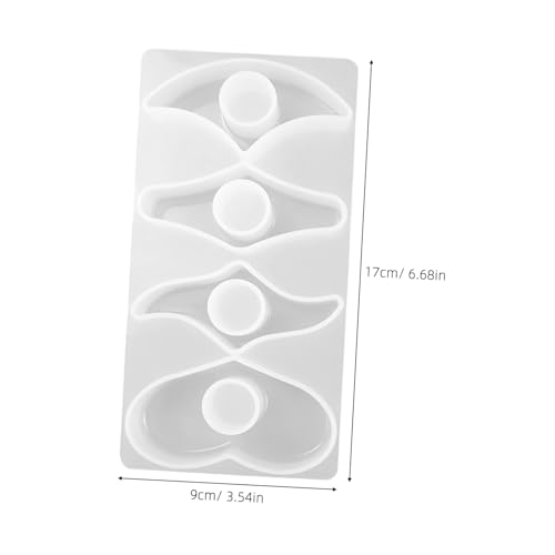 Housoutil 3 Stück Flexible Silikon Lesezeichen Gießformen für DIY Harz Bastelprojekte Vielseitige Resin Casting Mold für Buchseitenhalter Langlebige Epoxidharz Ornamente und Schmuck von Housoutil