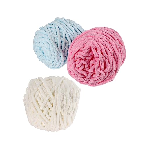 Housoutil 3 Stück Geflochtene Garnkugeln Wollgarn stricken merzerisiertes Baumwollgarn Garne klobiges Jumbo-Garn Häkelgarn Ball Garnbündel Baumwollgarn zum Stricken Baumwolle Housoutil 3 Stück Geflochtene Garnkugeln Wollgarn stricken merzerisiertes Baumwollgarn Garne klobiges Jumbo-Garn Häkelgarn Ball Garnbündel Baumwollgarn zum Stricken Baumwolle von Housoutil