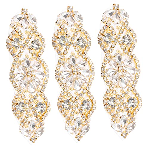 Housoutil 3 Stück Gürtel Strass-Patch Blau Strasssteine Flicken für Jacken Basteln Perlen rhinestones bügelbild Bügelaufnäher mit Strass bestickte Aufnäher Mantel Patches Golden Housoutil 3 Stück Gürtel Strass-Patch Blau Strasssteine Flicken für Jacken Basteln Perlen rhinestones bügelbild Bügelaufnäher mit Strass bestickte Aufnäher Mantel Patches Golden von Housoutil