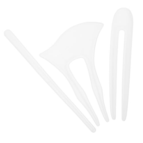 Housoutil 3 Stück Haarnadel Herstellungsform Haarstäbe Gussformen Kleine Schlüssel Haarnadel Silikon DIY Schmuckherstellung Haarnadeln Große Styling Haarstabform Epoxidharz von Housoutil