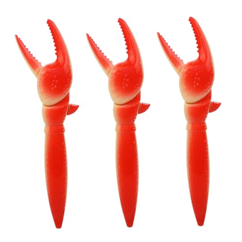 Housoutil 3 Stück Kugelschreiber Mit Karabinerhaken Klaue Spaß Multipack Krallen Büro Willkommen Stifte Business Pen Mehrzweckstift Business-signatur-stift Signaturstift Rot Plastik von Housoutil