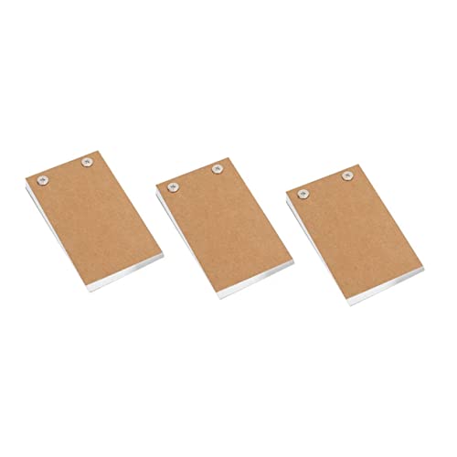 Housoutil 3 Stück Mini Notizblöcke mit Abnehmbaren Schrauben Zeichnungsfähige Memo Pads für Notizen und Kreativität für Erwachsene für Diy Projekte und Tagebuchführung von Housoutil