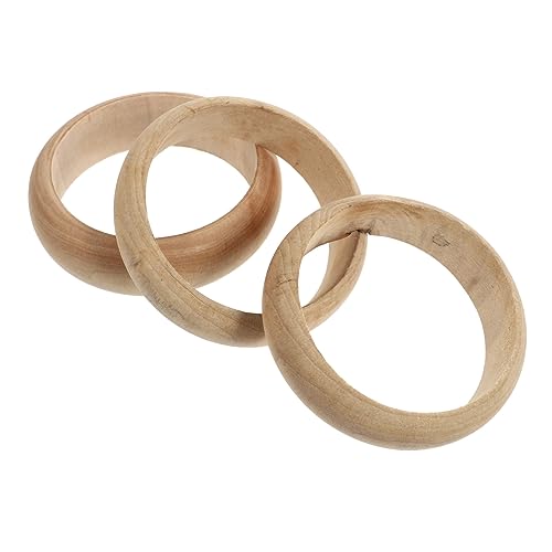 Housoutil 3 Stück Natürliche Holzringe Unbehandelte Holzscheiben für DIY Bastelprojekte Glatte Oberfläche zum Bemalen und Gestalten von Handwerkskunst Housoutil 3 Stück Natürliche Holzringe Unbehandelte Holzscheiben für DIY Bastelprojekte Glatte Oberfläche zum Bemalen und Gestalten von Handwerkskunst von Housoutil
