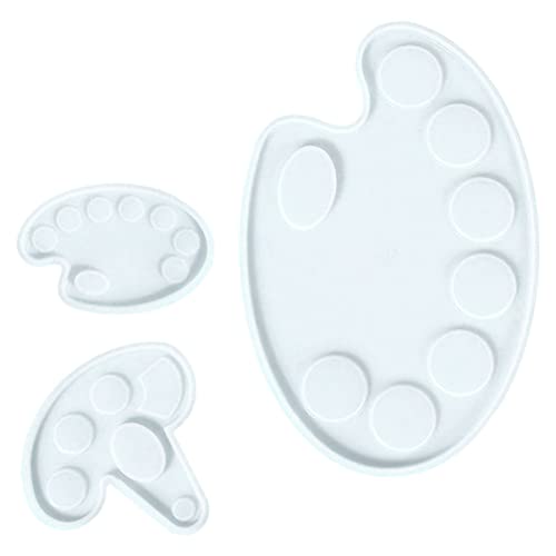 Housoutil 3 Stück Paletten Silikonformen epoxitharzformen silikonformen epoxidharz Handwerksformen Set Herstellung Wohnkultur Haushalt Silikonform Formen für Silikonpaletten Kieselgel Weiß Housoutil 3 Stück Paletten Silikonformen epoxitharzformen silikonformen epoxidharz Handwerksformen Set Herstellung Wohnkultur Haushalt Silikonform Formen für Silikonpaletten Kieselgel Weiß von Housoutil