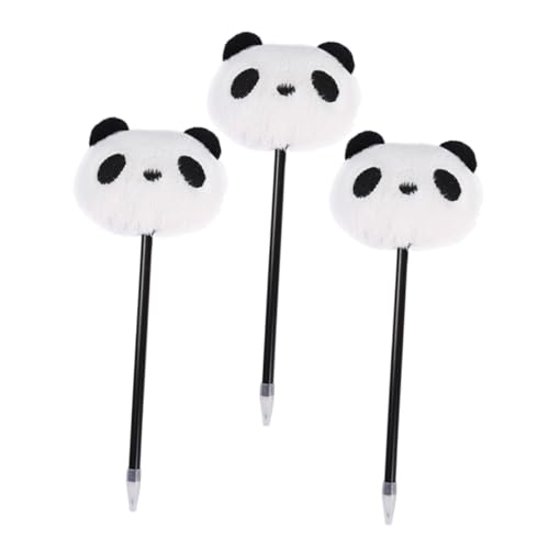 Housoutil 3 Stück Panda-Kugelschreiber süßer Stift Panda-Stifte lustige Stifte süße Stifte Plastik Schwarz Housoutil 3 Stück Panda-Kugelschreiber süßer Stift Panda-Stifte lustige Stifte süße Stifte Plastik Schwarz von Housoutil
