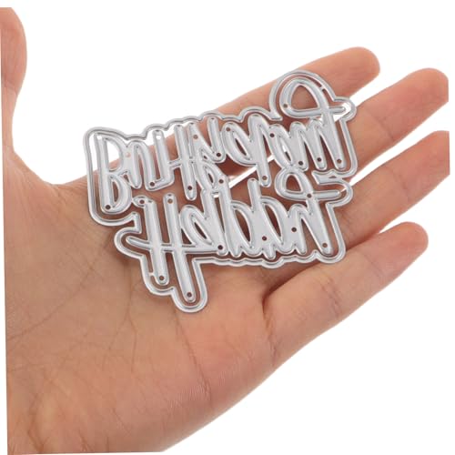 Housoutil 3 Stück Präzise Stanzformen Happy Birthday aus Carbonstahl für Scrapbooking Fotoalbum DIY Kartenherstellung mit Feiner Ätzung und Scharfen Sauberen Schnitten Housoutil 3 Stück Präzise Stanzformen Happy Birthday aus Carbonstahl für Scrapbooking Fotoalbum DIY Kartenherstellung mit Feiner Ätzung und Scharfen Sauberen Schnitten von Housoutil
