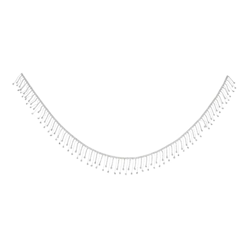 Housoutil 3 Stück Rhinestone Fransen Kette Diy Strass Chain für Kleidung Taschen und Bastelprojekte für Hochzeiten Partys und Tänze Leicht und Tragbar Kreative Dekoration für von Housoutil
