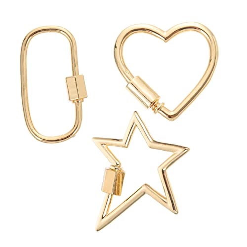 Housoutil 3 Stück Schmuckgliedschnalle Schlüsselanhänger Karabiner Schlüsselanhänger Glieder Halskette Anhänger Verschluss Schlösser Verbinder Mini Karabiner Charms Halsketten Housoutil 3 Stück Schmuckgliedschnalle Schlüsselanhänger Karabiner Schlüsselanhänger Glieder Halskette Anhänger Verschluss Schlösser Verbinder Mini Karabiner Charms Halsketten von Housoutil