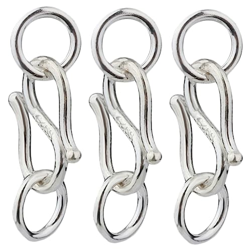 Housoutil 3 Stück Silber S Haken Armband Verschlüsse DIY Schmuckverbindungen für Armbänder Hochwertige Schmuckherstellung Zubehör Praktisch für Kreative Bastelprojekte Housoutil 3 Stück Silber S Haken Armband Verschlüsse DIY Schmuckverbindungen für Armbänder Hochwertige Schmuckherstellung Zubehör Praktisch für Kreative Bastelprojekte von Housoutil