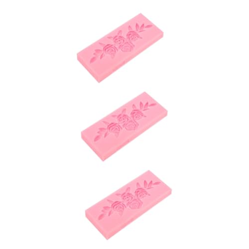 Housoutil 3 Stück Silikonform für DIY Rosenblätter Flexible Gießform für Epoxidharz und Resin für Bastelarbeiten und Dekoration Langlebig und Leicht zu Entformen von Housoutil