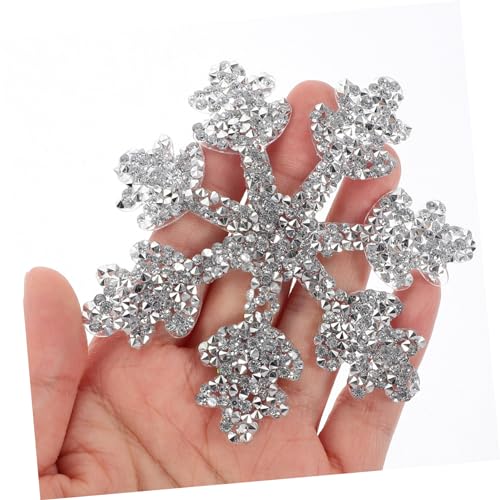 Housoutil 3 Stück Strass Schneeflocken Bügelbild Silber Glitzer Patch zum Aufbügeln für DIY Kleidung Kostüm Braut Gürtel Applikation Vielseitig für Jacken Jeans Taschen Housoutil 3 Stück Strass Schneeflocken Bügelbild Silber Glitzer Patch zum Aufbügeln für DIY Kleidung Kostüm Braut Gürtel Applikation Vielseitig für Jacken Jeans Taschen von Housoutil
