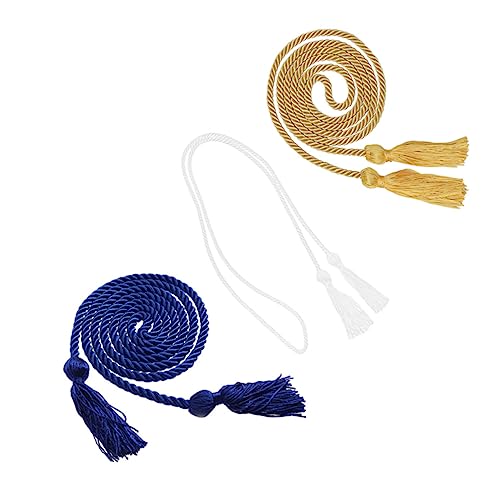 Housoutil 3 Stück Teiliges Abschluss Ehrenbänder mit Quasten Weiße Königsblaue und Goldene Dekoration für Abschlussfeiern Passende Accessoires für Graduierungszeremonien und Erinnerungsfotos Housoutil 3 Stück Teiliges Abschluss Ehrenbänder mit Quasten Weiße Königsblaue und Goldene Dekoration für Abschlussfeiern Passende Accessoires für Graduierungszeremonien und Erinnerungsfotos von Housoutil