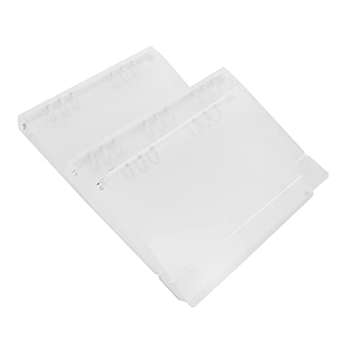 Housoutil 3 Stück Teiliges Aktentaschen Robuste und Transparente Ordner für Schule und Büro Dokumentenorganizer mit Hochwertigem Material Vielseitig Einsetzbar von Housoutil