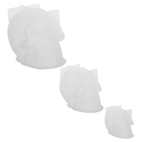 Housoutil 3 Stück Teiliges Halloween Schädel Silikonform Kopfform für Kerzen Seifen Epoxidharz Realistische Schädelmotive in Klein Mittel Groß Vielseitig für DIY Dekoration und Housoutil 3 Stück Teiliges Halloween Schädel Silikonform Kopfform für Kerzen Seifen Epoxidharz Realistische Schädelmotive in Klein Mittel Groß Vielseitig für DIY Dekoration und von Housoutil
