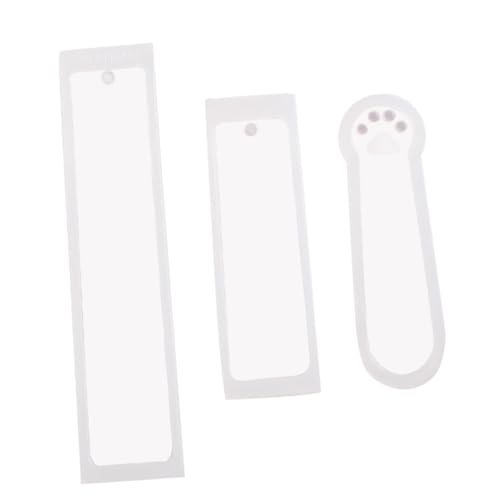 Housoutil 3 Stück Teiliges Silikon Buchzeichen Mould Katzenpfoten Design Diy Epoxidharz Gießform für Lesezeichen und Anhänger für Dekorationen und Bastelprojekte Housoutil 3 Stück Teiliges Silikon Buchzeichen Mould Katzenpfoten Design Diy Epoxidharz Gießform für Lesezeichen und Anhänger für Dekorationen und Bastelprojekte von Housoutil