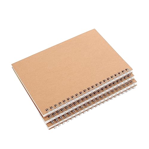 Housoutil 3 Stück Teiliges Spiral Notizbuch Notizbuch mit Coils für Tägliche Planung Notizen und Journaling für Schule Büro und Zuhause von Housoutil