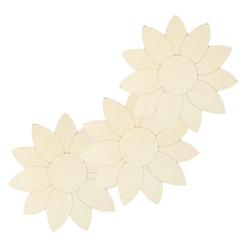 Housoutil 3 Stück Teiliges Unbehandelte Holz Sonnenblumen Ausschnitte zum Bemalen DIY Holzscheiben für Kreative Bastelarbeiten Kinderhandwerk und Wohnkultur Naturfarben Housoutil 3 Stück Teiliges Unbehandelte Holz Sonnenblumen Ausschnitte zum Bemalen DIY Holzscheiben für Kreative Bastelarbeiten Kinderhandwerk und Wohnkultur Naturfarben von Housoutil