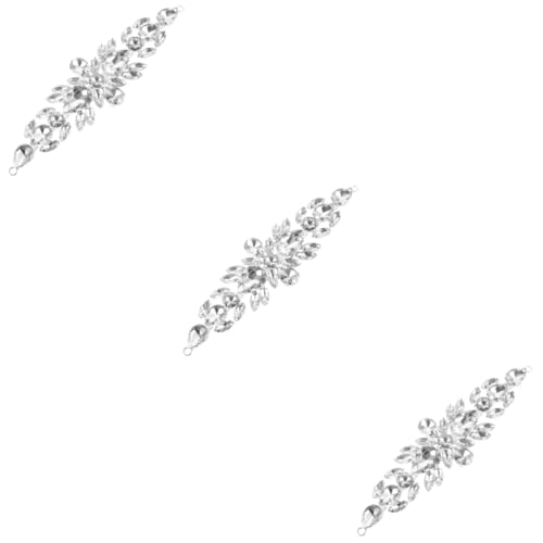 Housoutil 3 Stück Wassertropfen Hochzeitskleid Braut- Applikationen Verzierungen Strass Kleid Spitzenapplikation Applique Patches Strassapplikation aufnähen Dekoration Hochzeitszubehör Glas Housoutil 3 Stück Wassertropfen Hochzeitskleid Braut- Applikationen Verzierungen Strass Kleid Spitzenapplikation Applique Patches Strassapplikation aufnähen Dekoration Hochzeitszubehör Glas von Housoutil