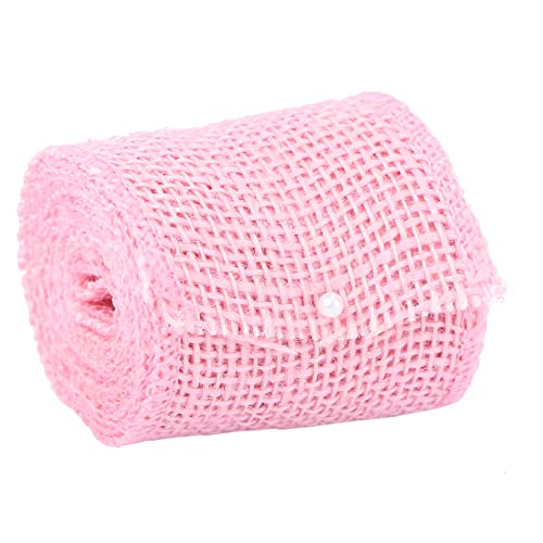 Housoutil 3 Stück Weihnachtsdekorationsstoffrolle Wickelband hessisch rustikal Amme dekorativ natürliches Sackleinen-Stoffband Weihnachtsband natürlichem Jutegewebe Sackleinenband Rosa Housoutil 3 Stück Weihnachtsdekorationsstoffrolle Wickelband hessisch rustikal Amme dekorativ natürliches Sackleinen-Stoffband Weihnachtsband natürlichem Jutegewebe Sackleinenband Rosa von Housoutil
