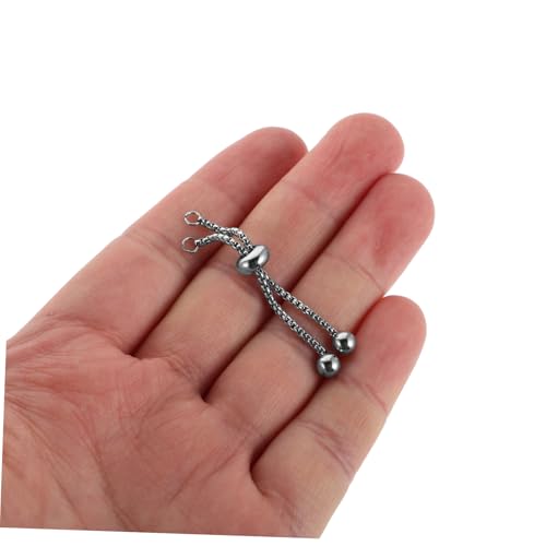 Housoutil 3 Stücke Einstellbare Schiebearmbänder Langlebige Armbandverlängerungsketten mit Verstellbarem Schiebemechanismus für Schmuckherstellung und DIY Anpassung Housoutil 3 Stücke Einstellbare Schiebearmbänder Langlebige Armbandverlängerungsketten mit Verstellbarem Schiebemechanismus für Schmuckherstellung und DIY Anpassung von Housoutil