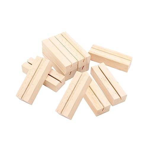 Housoutil 30 Holz Kartenhalter Fotohalter Tischkartenhalter Memohalter Für Hochzeit Büro Restaurant Dekoration Housoutil 30 Holz Kartenhalter Fotohalter Tischkartenhalter Memohalter Für Hochzeit Büro Restaurant Dekoration von Housoutil