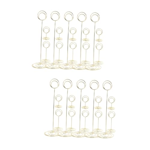 Housoutil 30 Stck. Teiliges Metall Tischkartenhalter mit Stabilem Sockel und Leicht als Bilderhalter Memo und Namenskartenclips für Hochzeit Party Restaurant und Büro Housoutil 30 Stck. Teiliges Metall Tischkartenhalter mit Stabilem Sockel und Leicht als Bilderhalter Memo und Namenskartenclips für Hochzeit Party Restaurant und Büro von Housoutil