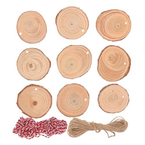 Housoutil 30 Stk. Teiliges Unvollendete Baumscheiben aus Kiefernholz Robust für DIY Handwerk Weihnachtsdekoration mit Jute Baumwollfaden zum Aufhängen Housoutil 30 Stk. Teiliges Unvollendete Baumscheiben aus Kiefernholz Robust für DIY Handwerk Weihnachtsdekoration mit Jute Baumwollfaden zum Aufhängen von Housoutil