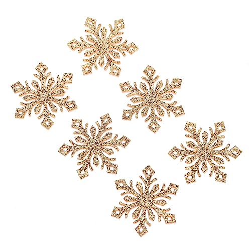 Housoutil 30 Stück Dekorative Schneeflocken Selber Machen Verzierungen Ornamente Schneeflockenschmuck Kleidung Haarklammern Weihnachtsspangen Dekorationen Party Klein Golden Goldpudertuch Housoutil 30 Stück Dekorative Schneeflocken Selber Machen Verzierungen Ornamente Schneeflockenschmuck Kleidung Haarklammern Weihnachtsspangen Dekorationen Party Klein Golden Goldpudertuch von Housoutil