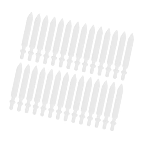 Housoutil 30 Stück Ersatzstiftspitze ersetzen Ersatznibs für Farbstifte Schreiben Marker -Stift -Ersatznibs Stiftspitzen malen Lackmarker mit feiner Spitze Universelle Stiftpunkte Nylon Weiß von Housoutil