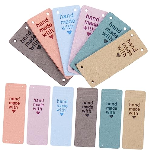 Housoutil 30 Stück Handmade Leder etikett handgemachte Etiketten zum Häkeln handgefertigt mit personalized personalised Kleideretiketten selber machen Accessoires für Kleidung Housoutil 30 Stück Handmade Leder etikett handgemachte Etiketten zum Häkeln handgefertigt mit personalized personalised Kleideretiketten selber machen Accessoires für Kleidung von Housoutil