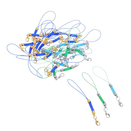 Housoutil 30 Stück Handy Lasso Charm Gurte Handy Gurte Lariat Mit Karabinerverschluss Handy Gurte von Housoutil