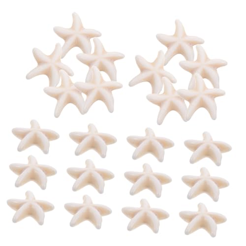 Housoutil 30 Stück Kit zur Herstellung von Perlenschmuck Perlen für Schmuckhersteller Form Halskettenzauber Anhänger für Armbänder Schlüsselbund Nachahmung von Türkis Beige von Housoutil