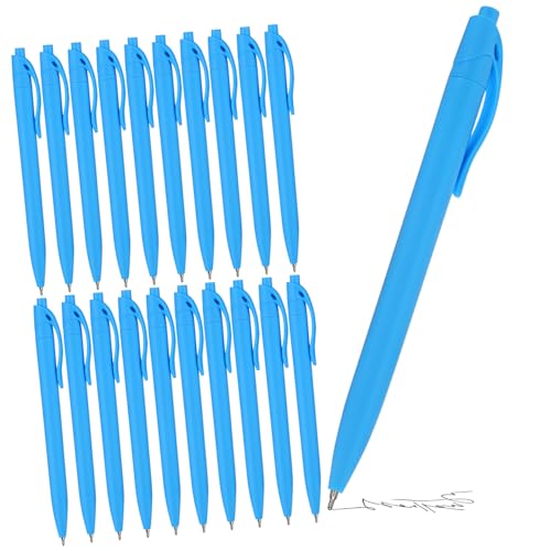 Housoutil 30 Stück Kugelschreiber Schreibstift drücken Bürobedarf Stifte Schreibzubehör Tintenroller Stifte mit mittlerer Spitze Büro Stifte Neuheitstifte Plastik Sky-blue Housoutil 30 Stück Kugelschreiber Schreibstift drücken Bürobedarf Stifte Schreibzubehör Tintenroller Stifte mit mittlerer Spitze Büro Stifte Neuheitstifte Plastik Sky-blue von Housoutil