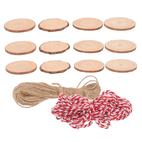 Housoutil 30 Stück Naturholzscheiben Holzscheiben Unbemalt Kleine Holzscheiben Zum Basteln Zum Basteln Holzkreise Kleine Holzkreise von Housoutil