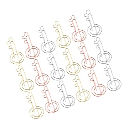 Housoutil 30 Stück Schlüssel-büroklammer Bunt Gold Geformt Clips Blau Silber Office-dokumentenklammern Datei-clip Büroklammern Bürobedarf Dekorative Banknotenklemme Bürozubehör Metall Housoutil 30 Stück Schlüssel-büroklammer Bunt Gold Geformt Clips Blau Silber Office-dokumentenklammern Datei-clip Büroklammern Bürobedarf Dekorative Banknotenklemme Bürozubehör Metall von Housoutil