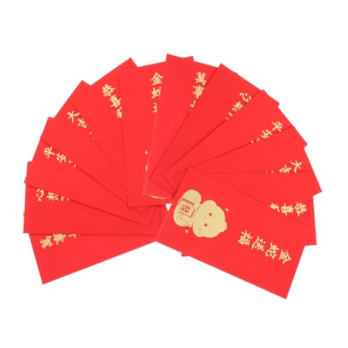 Housoutil 30 Stück Teiliges Chinesische Neujahrsumschläge aus Karton mit Goldfolie Langlebig und Festlich Designs Traditionelle Hong Bao für Hochzeit Frühlingsfest Geburtstag und Feiern Housoutil 30 Stück Teiliges Chinesische Neujahrsumschläge aus Karton mit Goldfolie Langlebig und Festlich Designs Traditionelle Hong Bao für Hochzeit Frühlingsfest Geburtstag und Feiern von Housoutil