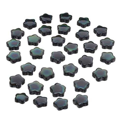 Housoutil 30 Stück Teiliges Fünf-punkte Stern Spacer Perlen für Schmuckherstellung Thermosensible Glasperlen mit Farbwechsel Große Lochgröße für Armbänder Halsketten DIY Schmuck und Housoutil 30 Stück Teiliges Fünf-punkte Stern Spacer Perlen für Schmuckherstellung Thermosensible Glasperlen mit Farbwechsel Große Lochgröße für Armbänder Halsketten DIY Schmuck und von Housoutil