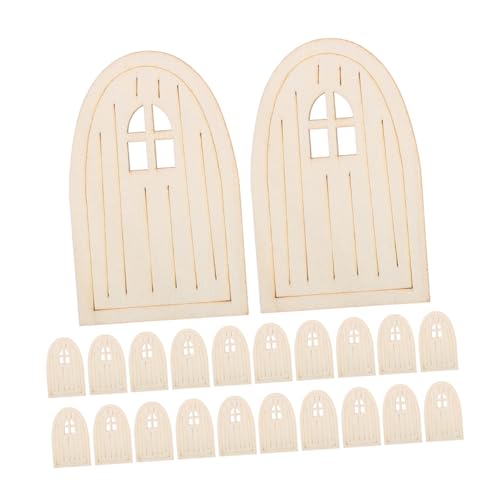 Housoutil 30 Stück Teiliges Holz mit Mini Feentüren Unbehandelt und Unbemalt für DIY Basteleien Miniaturhäuser Puppenstuben und Kreative Garten Dekorationen Naturbelassen und Vielseitig Housoutil 30 Stück Teiliges Holz mit Mini Feentüren Unbehandelt und Unbemalt für DIY Basteleien Miniaturhäuser Puppenstuben und Kreative Garten Dekorationen Naturbelassen und Vielseitig von Housoutil