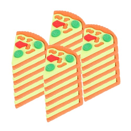 Housoutil 30 Stück Teiliges Mini Pizza Radiergummi aus Langlebigem Tpr Material Kreative Schulstifte für Preise Partygeschenke für Schuleinsatz von Housoutil