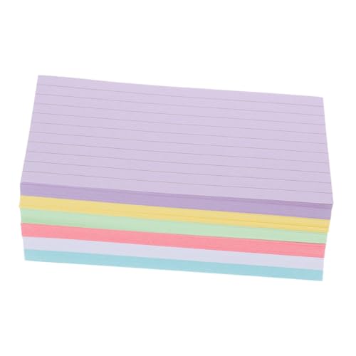 Housoutil 300 Blatt Haftnotizen Für Karteikarten Kleine Karteikarte Nachricht Studieren Linierte Karten Cue -karten Regiert Gefüttert Pastell Stichwort Farbig Leere Karten Herstellung Papier von Housoutil