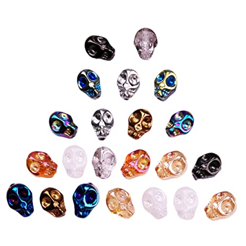 Housoutil 300 Stck. Glasperlen Mix Bunte DIY Schmuck Bastelperlen Leichte Art Craft Lose Perlen Für Armbänder Auffädeln Und Dekoration von Housoutil